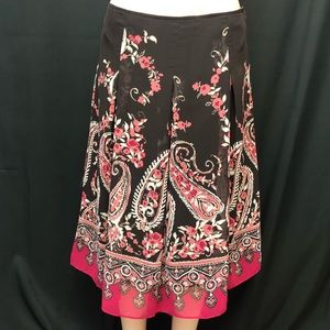 East5th Aline skirt Woman’s 12 floral flower dance